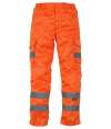YK301 HV018T Yoko Hi-Vis Cargo Trousers with Knee Pad Pockets Orange colour image
